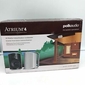 Polk Audio Atrium4 All-Weather Indoor/Outdoor Speakers (White, Pair)