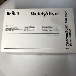 New Braun Welch Allyn 6021 Base Station for Thermoscan PRO 4000 Rechargeable