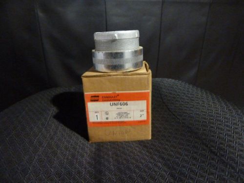 Crouse-hinds  unf606  explosion proof coupling 2 inch for sale