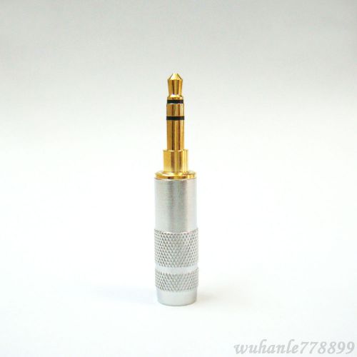 1pc copper 3.5mm stereo male plug 3 pole jack plug soldering for sale