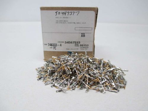 LOT 500 NEW TYCO 748333-4 AMP TERMINAL PIN D378631