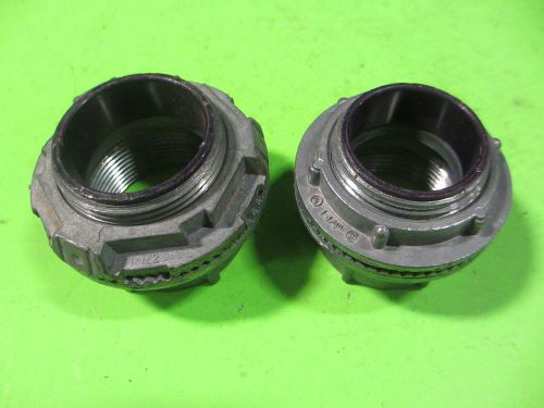 Myers 5- #ST4 1-1/4&#034; and 1-#ST5 1-1/2&#034; Scru-Tite Die Cast Hub (Lot of 6)
