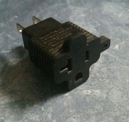 Brand new nema 5-15r/20r to nema 5-15p power plug adapter/15 amps and 125 volts for sale