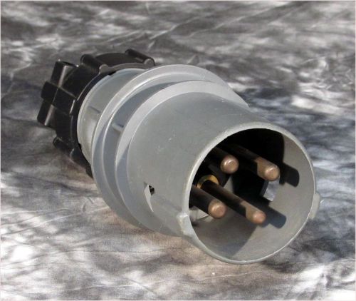 T&amp;b mipco 634mp4x1 pin &amp; sleeve male plug / connector 60a 480vac 3p4w for sale