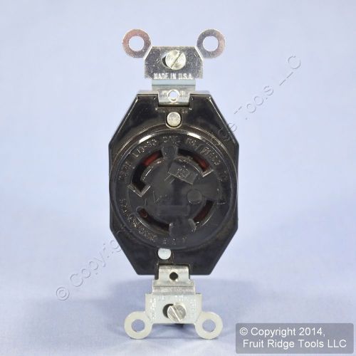 Leviton turn locking receptacle outlet nema l18-30r 30a 120/208v bulk 71830-fr for sale