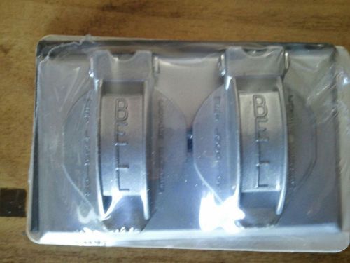 Lot of 10 new bell outdoor 5180-0 single gang outlet cover for sale