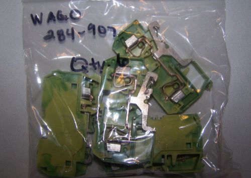 Wago 284-907 grounding control terminal blocks (qty 6) for sale