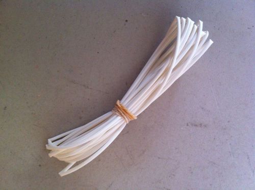 1/16&#034; id /2mm thermosleeve white polyolefin 2:1 heat shrink tubing- 10&#039; section for sale