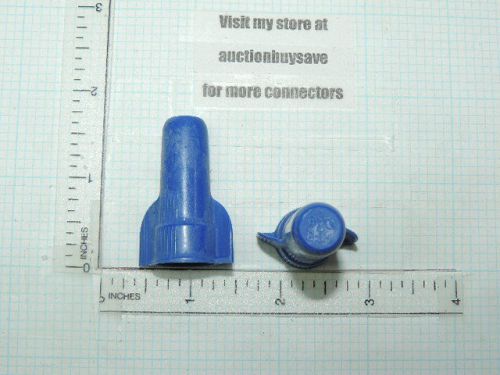 30 pcs blue winged wire nut -14 - 6 awg connectors molex 19160-0047 &amp; wl-b for sale