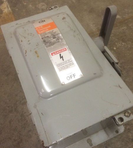 New siemens ite 2 pole 30 amp 600 volt disconnect switch nf251h nema 12 for sale