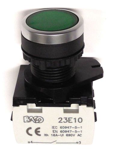 BACO MOMENTARY ON START SWITCH WITH 23E10 CONTACT BLOCK &amp; 23EA LAMP HOLDER UNIT