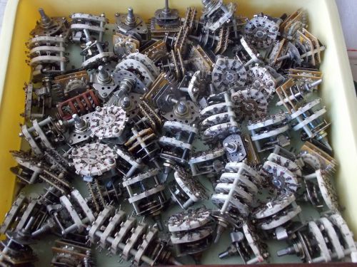 Mixed lot of ceramic Rotary switches USSR Russian New old stock radio components