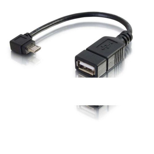 6in mobile device usb micro-b to usb device otg adapter cable  #27320 for sale