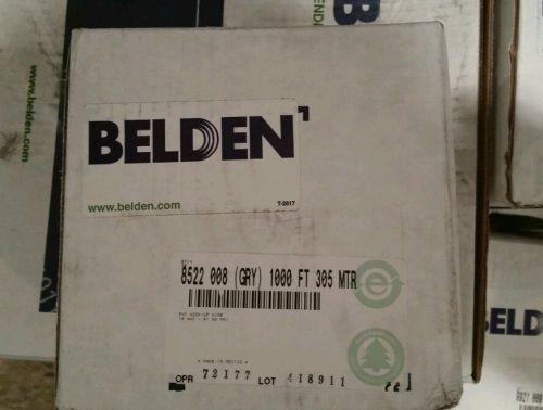 Belden 8522 008 1000&#039; 18 awg hook-up wire grey