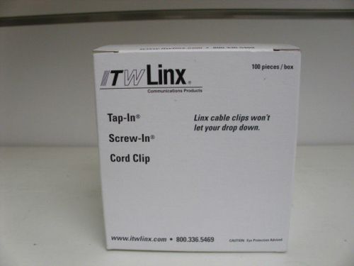 Itw linx masonry tap-in clips for coax cables rg-6 or.. -- ta-3 for sale