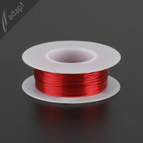 24 awg gauge magnet wire red 100&#039; 155c solderable enameled copper coil winding for sale