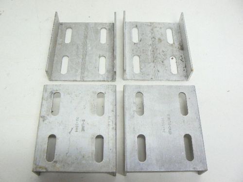 2 New Cooper B-Line 9A-1044 Cable Tray Splice Plates, 4&#034; Channel Width, Aluminum