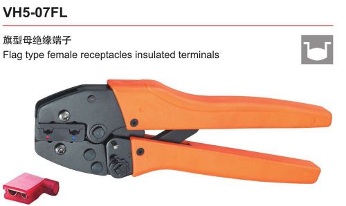 1.5-2.5mm2 22-14AWG Flag female receptacles insulated terminals Crimping Pliers
