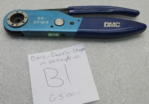 B1- Daniels (DMC) - GS100-1 M22520/4-01 - Circular Indent Hand Crimper Tool