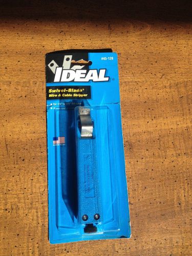 Ideal, swivel-blade, wire &amp; cable stripper, 1/4&#034;- 3/4&#034; od cable, new in pkg, usa for sale