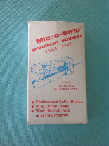 micro strip precision stripper fiber optics