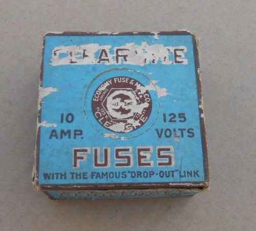 Vintage Clearsite Plug Fuses No. 5710 in original box, 10 Amp.
