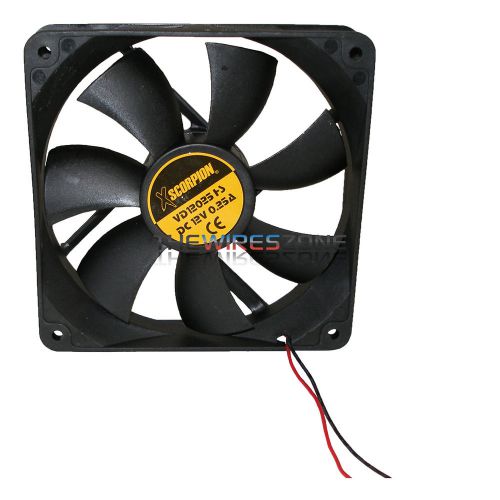 Xscorpion fan61 12 volt 4.75&#034; square rotary brushless cooling fan for sale