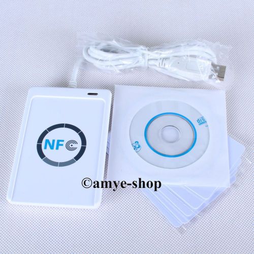 New acs acr122u nfc reader and writer + software development kit (sdk) + 5 cards for sale