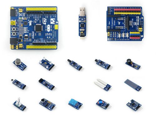 Xnucleo-f030r8 pack a cortex-m0 stm32 arduino board sensors &amp; st-link/v2 modules for sale