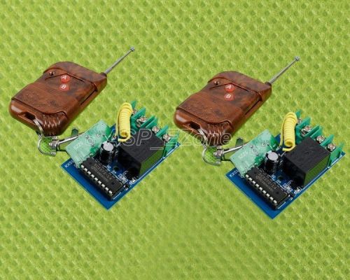 2pcs 12v 1 channel wireless remote controller kit for arduino for sale