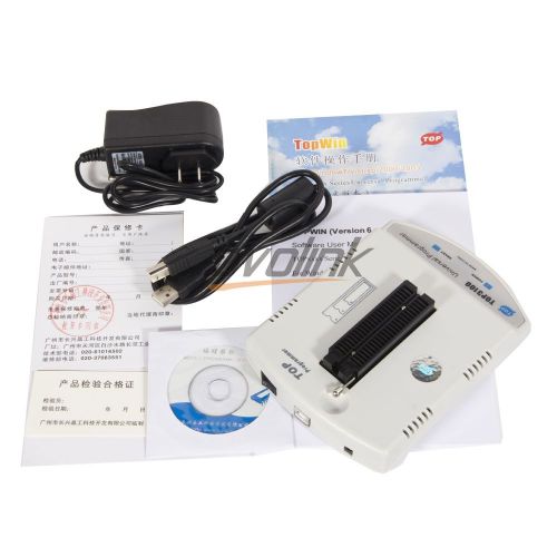 Universal top3100 programmer eprom mcu pic avr 51 flash with 2pcs converter for sale