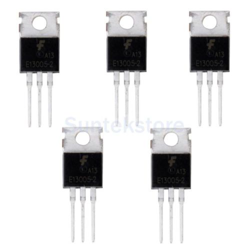 5Pcs13005A E13005 13005A 13005 TO-220 NPN Power Switching Transistor 4A 400V New