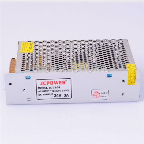 Dc 24v 3a 72w led driver switching power supply converter transformer adapter for sale