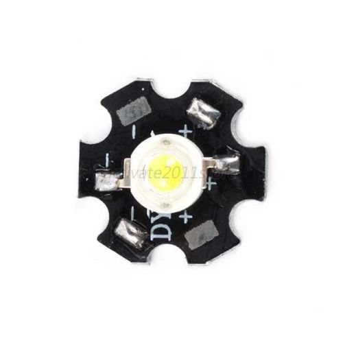 10PCS 3W High Power 660NM Plant Grow LED Emitter Light with 20mm Star Base A11