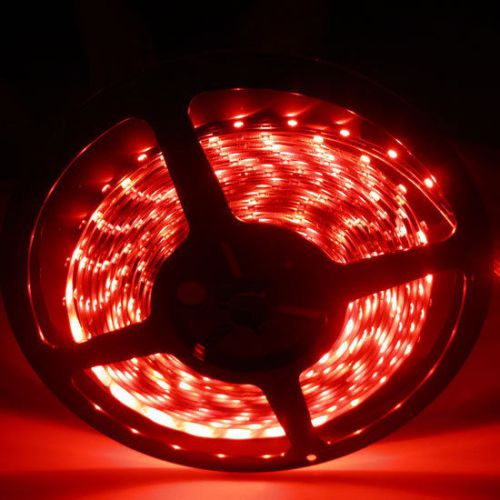 Wholesales 5m 3528 300 led smd red flexible led strip light non-waterproof car for sale