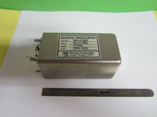 Wenzel 10.23 mhz low phase noise quartz oscillator frequency standard bin#7b-a-4 for sale