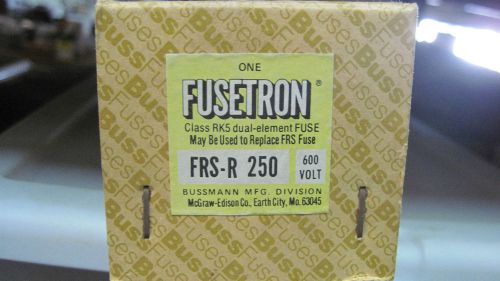 NEW IN BOX FUSETRON FUSES 250 AMP 600 VOLT #FRS-R-250