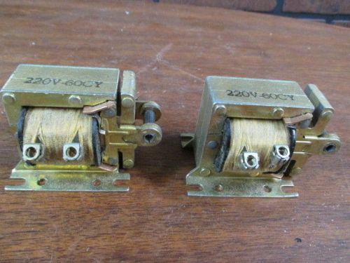 NEW Lot of 2 220v 60CY Solenoid Coil 110978
