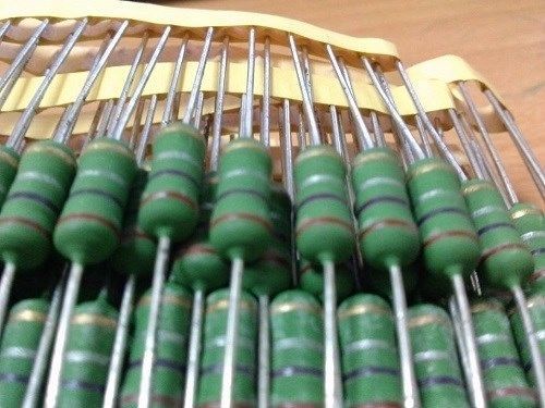 20pcs x 0.27 ohm 0r27 2w knp 5% wire wound resistors,flameproof,resin paint for sale
