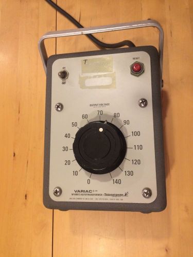 Working VARIAC Autotransformer W10MT3 0-140 Volts 10 Amps Technipower Tested!