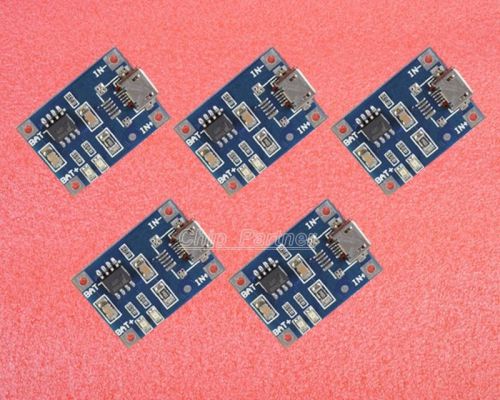5pcs Micro USB 5V 1A Lithium Battery Charging Board Charger Module for Arduino
