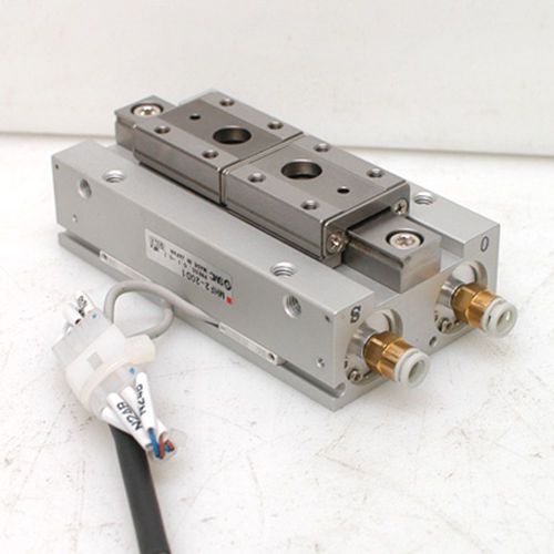 Smc mhf2-20d1 low profile pneumatic air gripper gripping cylinder w/ switches for sale