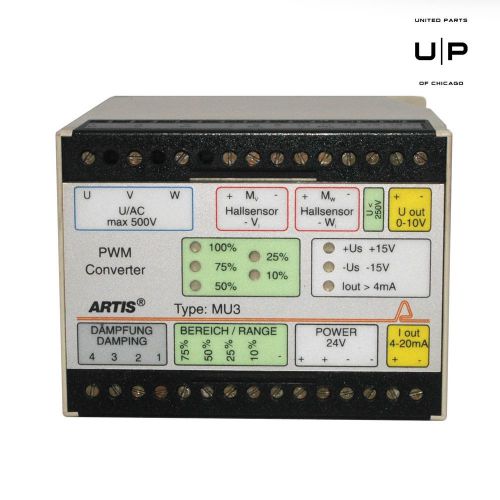 Artis MU3 PWM Amplifier Converter 0600S275, used, nice condition
