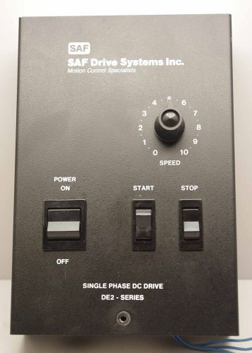 SAF Saftronics Single Phase DC Drive DE2-10-1 ++
