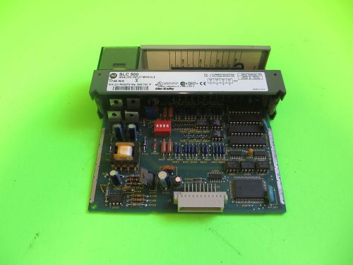 Allen bradley slc500 #1746-ni4 analog input module series a for sale