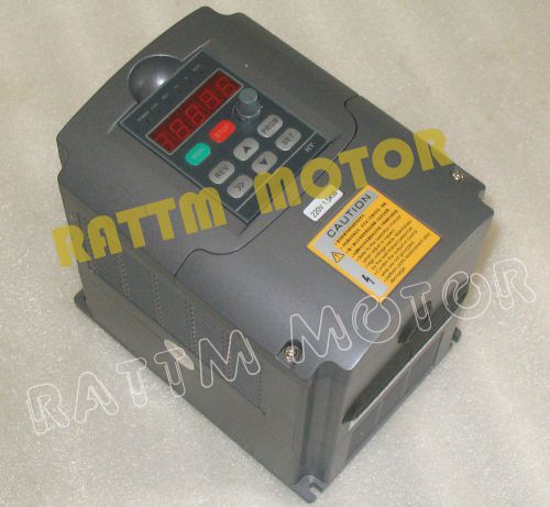 1.5kw 220v or 110v 2hp variable frequency drive vfd inverter 7a output 3 phase for sale