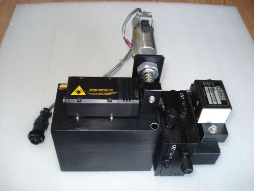 Neos aom n23080-3-1.106 w/ 2 newport tsx-1d linear stage + spectra-physics laser for sale