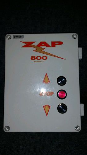 Zapp DC motor controller system model number 800 - 3 - PB