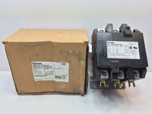New! furnas definite purpose contactor 42fe35af106 110/120 volt 50/60 hz for sale
