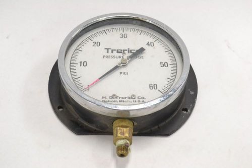 Trerice 52-2198 pressure 0-60psi 6-1/4 in dial face 1/4 in npt gauge b304405 for sale